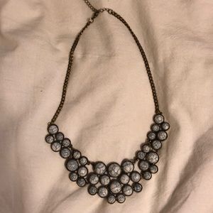 Marble statement necklace